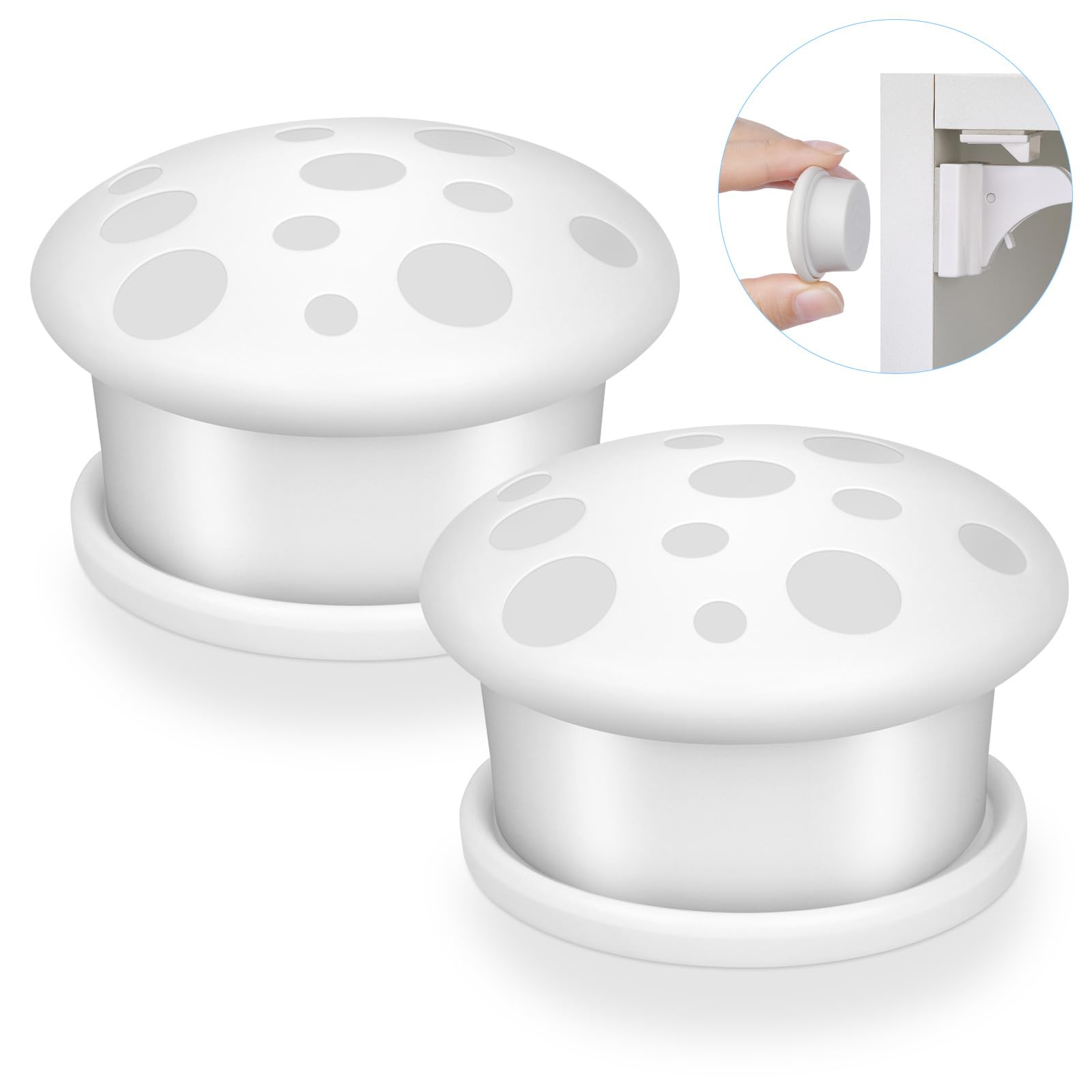 HOTUT Ersatz Schlüssel für Babysicherheit Magnetisches Schrankschloss,2 Stück Universelle Ersatzschlüssel unsichtbare Kindersicherung, magnetische Kindersicherung Zubehör