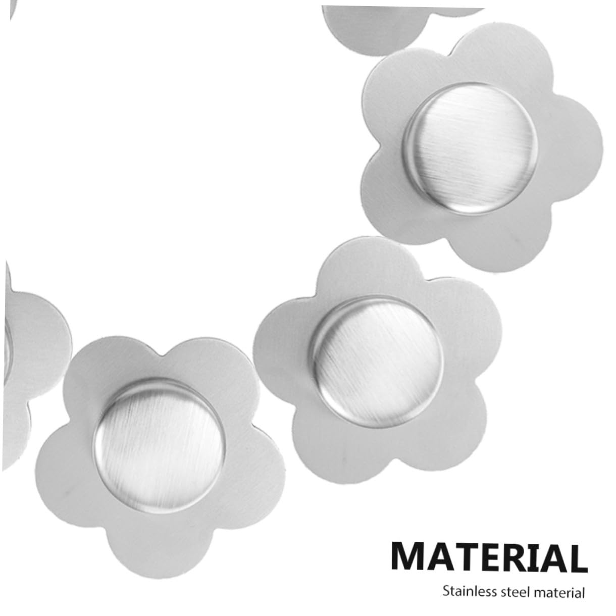 NUOBESTY Pesi Magnetici per Tovaglia in Acciaio Inox Argento, Facili da Installare e Rimuovere, Compatti e Pratici, per Decorazioni da Tavola Antivento