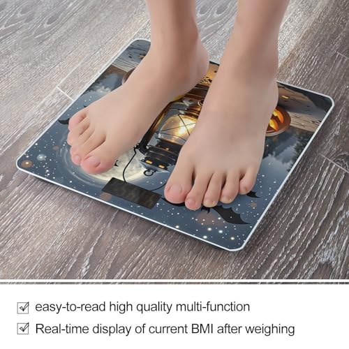 Báscula digital para baño de vidrio templado con pantalla LCD miniatura 5