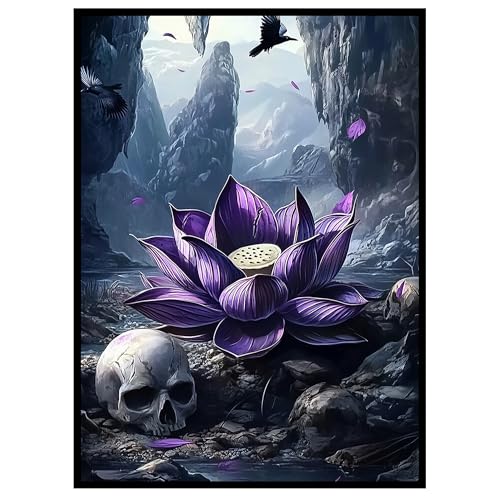 Image of Kabinka MTG Card Sleeves - 100 Standard Size Pack Clear Front & Matte Finish Back with Lotus, Premium Sleeves for Magic The Gathering TCG