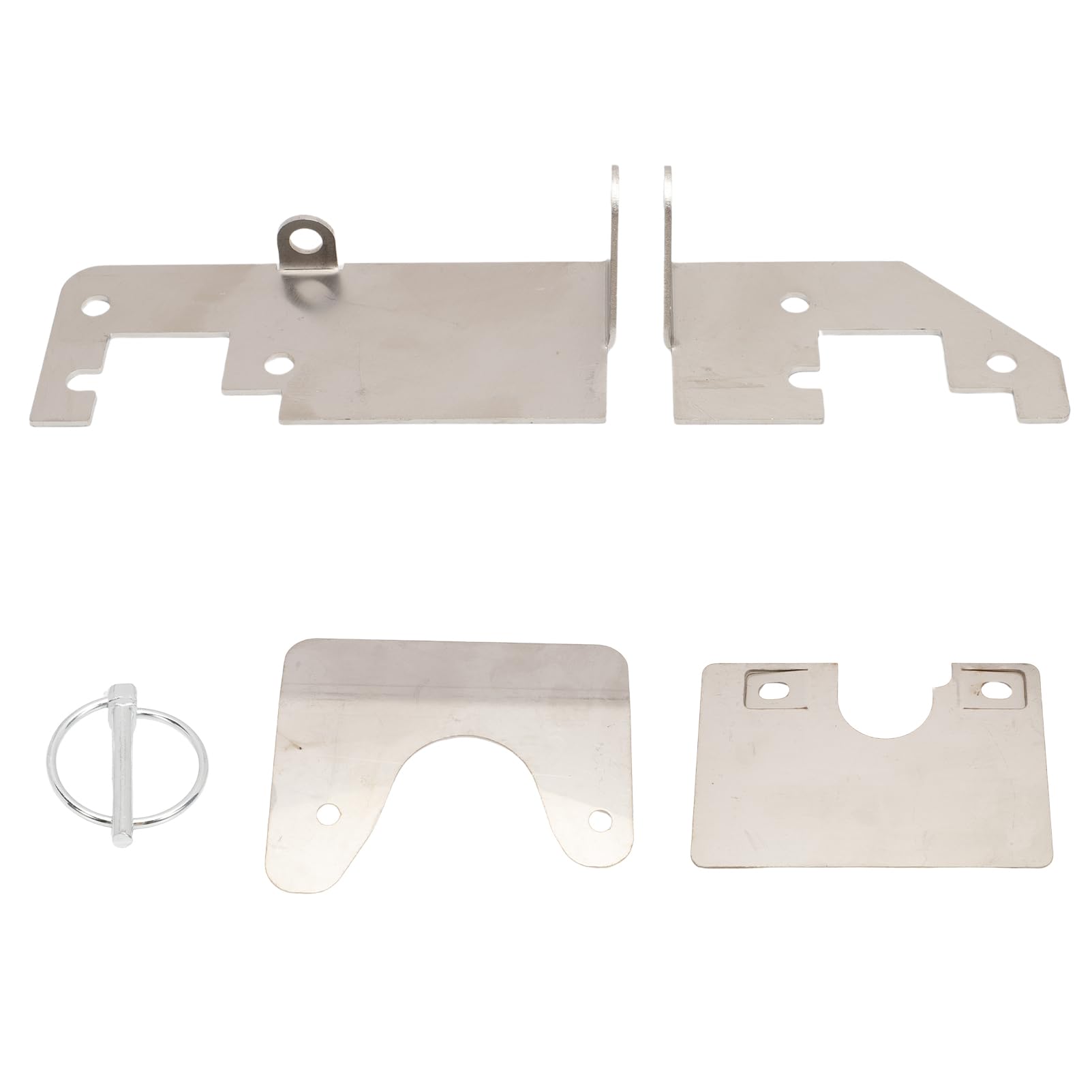 Hecktürverriegelung und Prick Stop Einbruchschutz für Ducato, Boxer, Jumper H1, H2, H3, Wohnmobil Zubehör Mit Klappsplint 6mm x 45mm galvanisch verzinkt