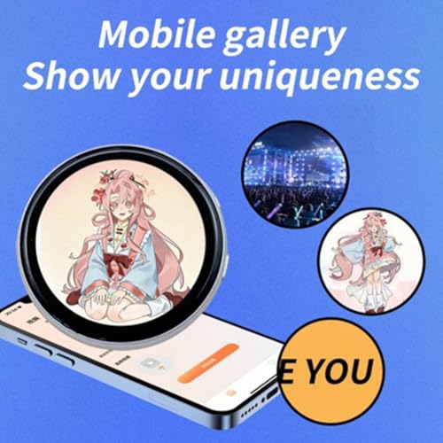 Badge LED anime bluetooth 6.0 personnalisable avec cordon et support