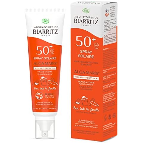 Laboratoires de Biarritz ALGAMARIS Sonnenspray LSF50+ in der neuen 150ml Familiengröße Cover