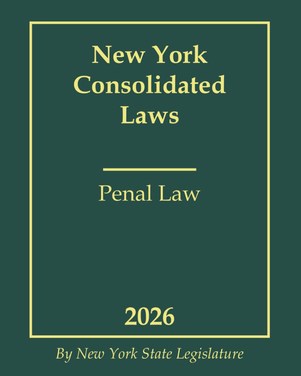 New York Consolidated Laws Penal Law 2026