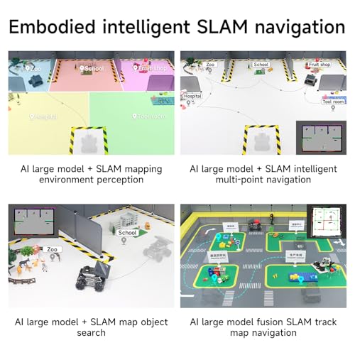 Image of Yahboom for ROS2 Robotics,Raspberry Pi 5 8GB Dual LiDAR, Support ROS2, Python Programming, ROS Development, Mechanical Engineer