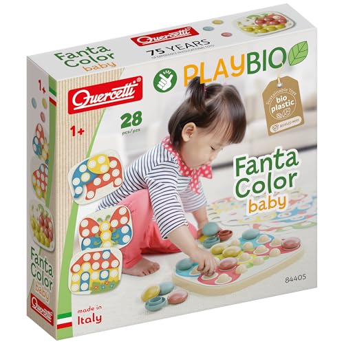 GIOCO EDUCATIVO IN BIOPLASTICA PER BAMBINI - FantaColor Baby è il miglior gioco per lo sviluppo della manualità nei più piccoli. Realizzato in bio-plastica, è sicuro, colorato e stimola la creatività. Perfetto come regalo bimba 1 anno, gioco bambino 2 anni e tra i giochi montessori 1 anno. Vincitore del premio come miglior giocattolo nella categoria Prima Infanzia di Assogiocattoli.