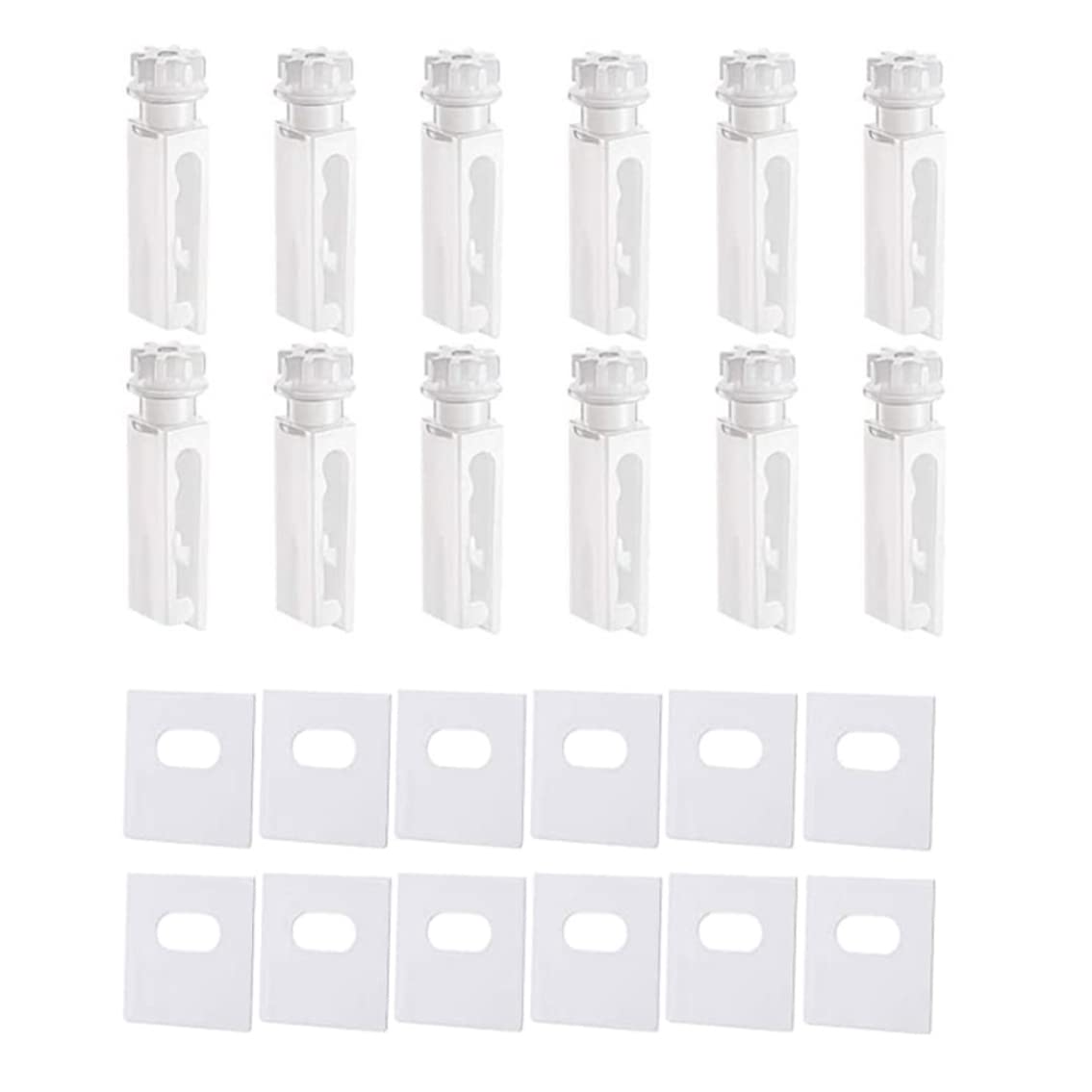 Licsaliwe Vertical Blinds Tabs Stem Replacement Clips, Broken Vertical Blinds Repair Kit