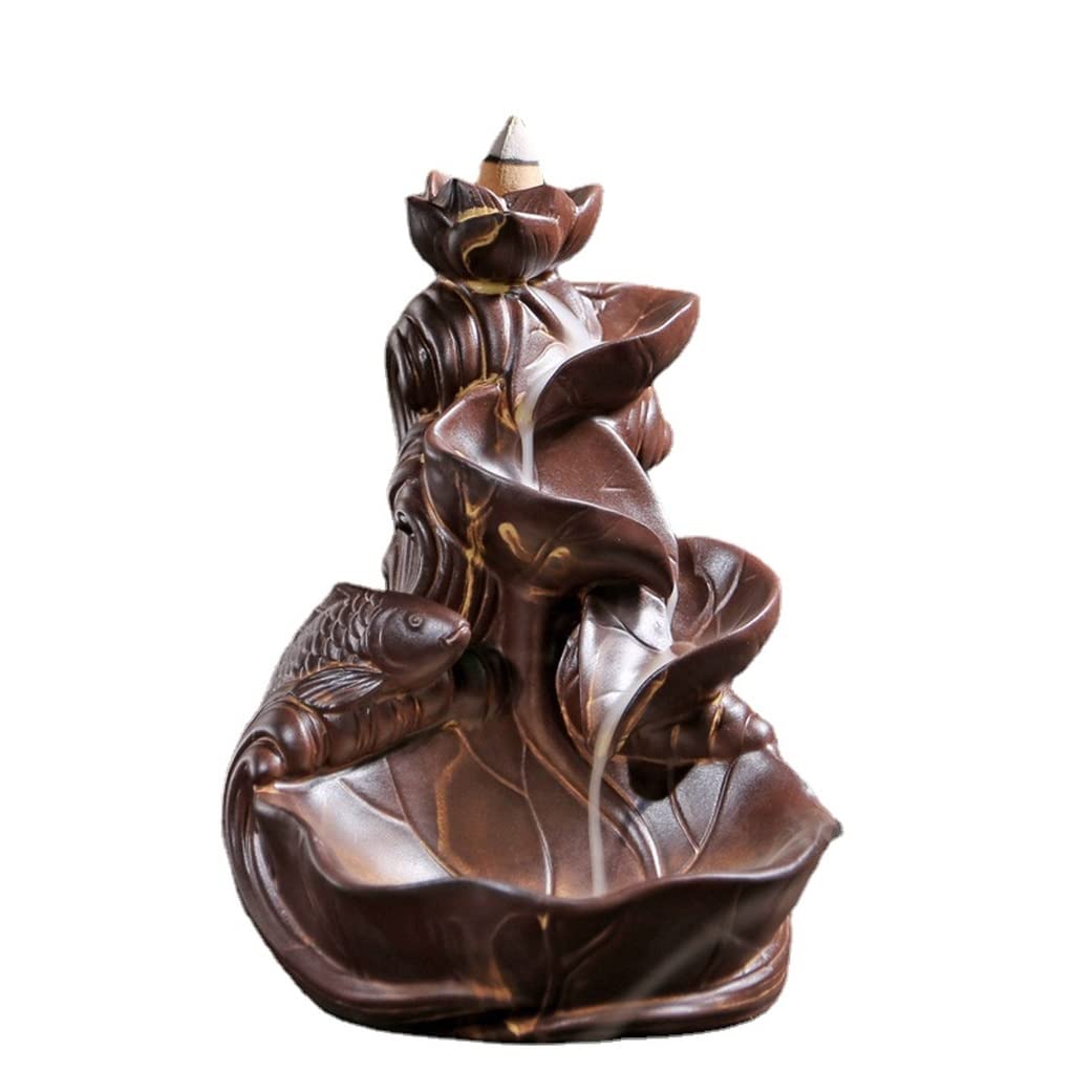 Censeur aromathérapie lotus intérieur diffuseur encens à refoulement