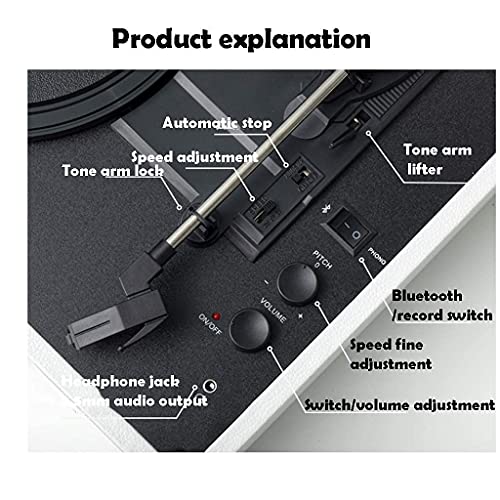 Tourne-Disque, Valise pour Tourne-Disque avec Bluetooth Multifonction, Sortie Ligne RCA, entrée AUX, Sortie Audio 3,5 mm… - Les Beatles, Paul McCartney, John Lennon, RIngo Starr, George Harrison Tourne-Disque, Valise pour Tourne-Disque avec Bluetooth Multifonction, Sortie Ligne RCA, entrée AUX, Sortie Audio 3,5 mm… – Image 4