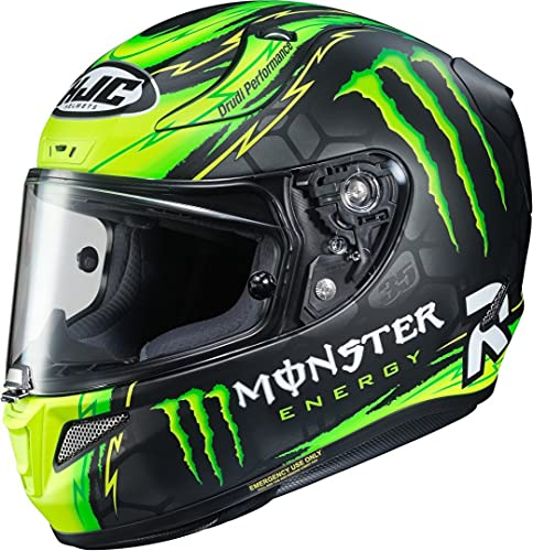 HJC Helmets Rpha 11 Cal Crutchlow Réplica Monstruos Casco de Motocicleta, Hombres, MC-4HSF, XXS