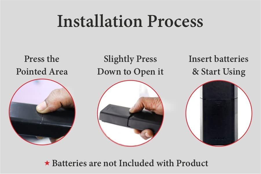 Image of Universal Compatible Remote for Sony Bravia LED LCD TV with 3D Button | Compatible with Sony Smart Televisions Plastic Body & Soft Rubber Keypads (Sony UN144)