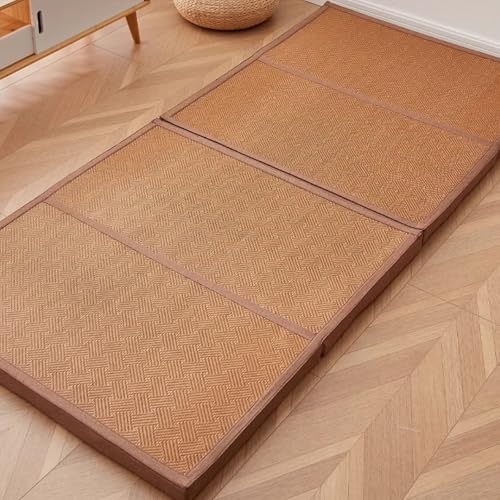 Japanische Rattan-Bodenmatte – verdickter, faltbarer Teppich für...