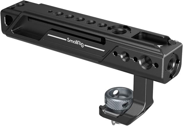 SMALLRIG Regulowany uchwyt górny z mocowaniem dla ARRI-Style, wbudowanym mocowaniem zimnej stopki, otworami ustalającymi standardu dla ARRI, regulacją do tyłu/do przodu - 4153