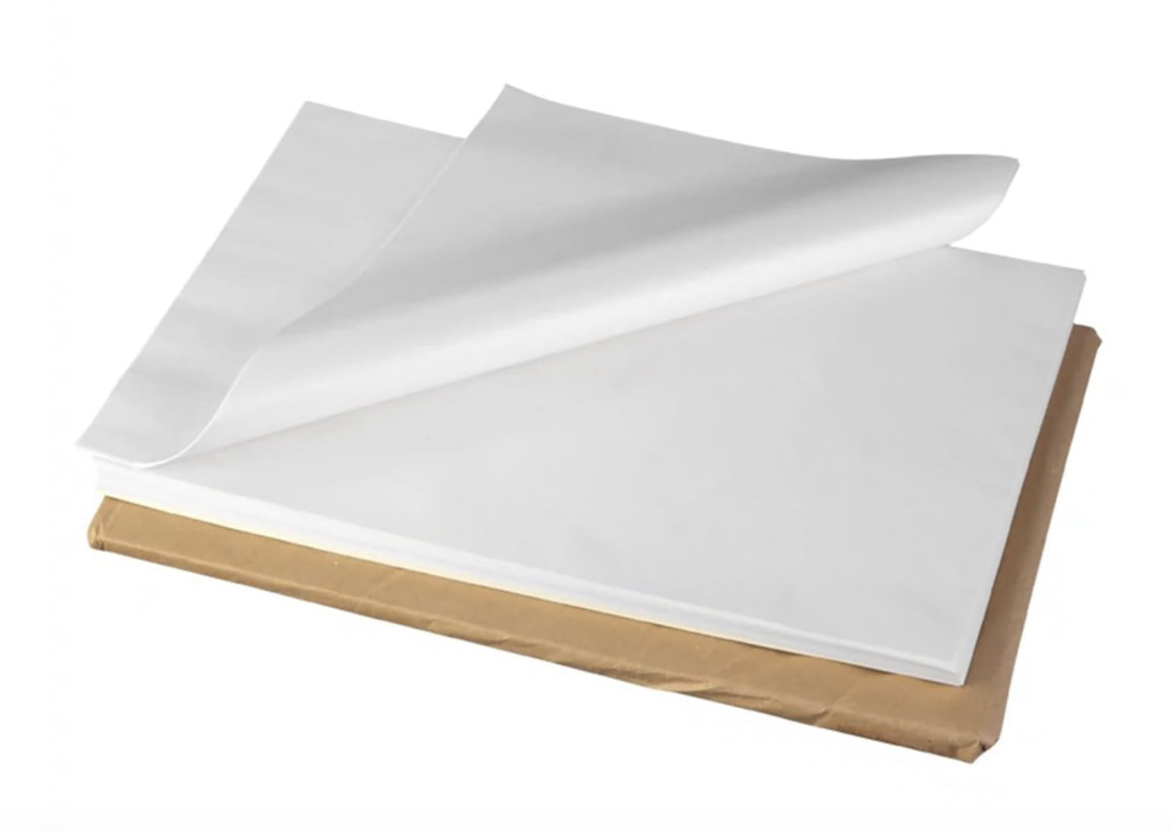 Papel Parafinado Entero 38x54 CM, Papel Antigrasa y Antihumedad para Negocios, Carnicerías, Charcuterías y Hostelería, Resistente y Profesional, Caja 20KG (Hojas 7,5G)
