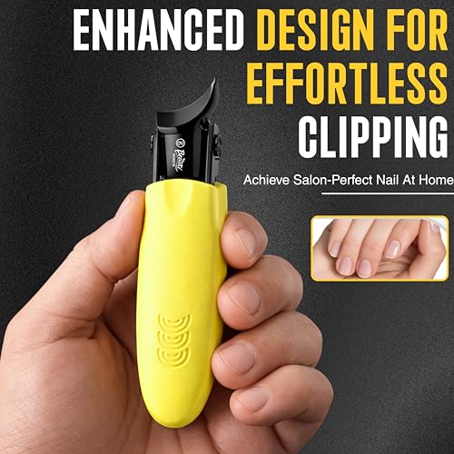 Image of Beaute Secrets Ingrown Toenail Clipper with Slanted Curved Blade | Wide Jaw Stainless Steel Nail Clipper for Thick Nails | Precision Angled Nail Clipper for Men & Women, Green