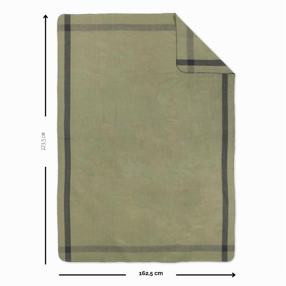 Arcturus Rainier Couverture en Laine Chaude, Lourde, Lavable, 2 kg, idéale pour Le Camping, l'extérieur, Trousses de Survie et d'urgence (4 cèdres)