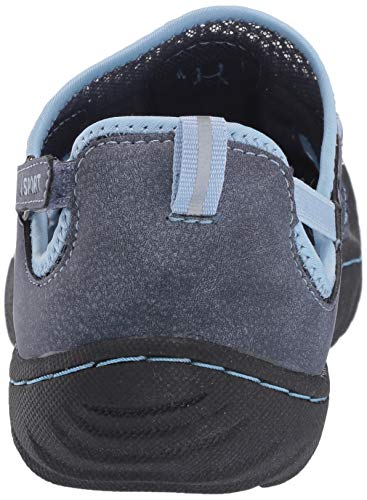 JSport by Jambu Women's Bleeker Fisherman Sandal, navy stone/blue, 6.5 M US