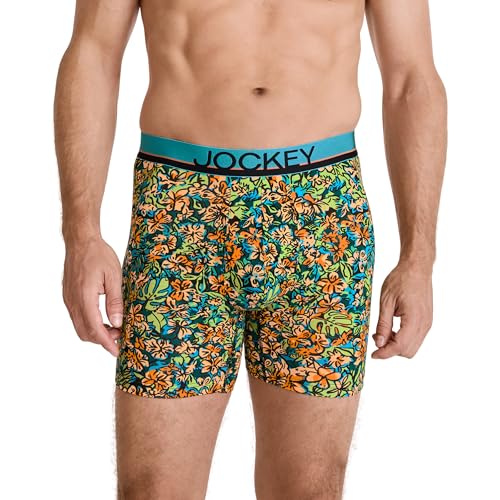 Image of Jockey Men's Underwear True Style 6 inch Boxer Brief - 3 Pack