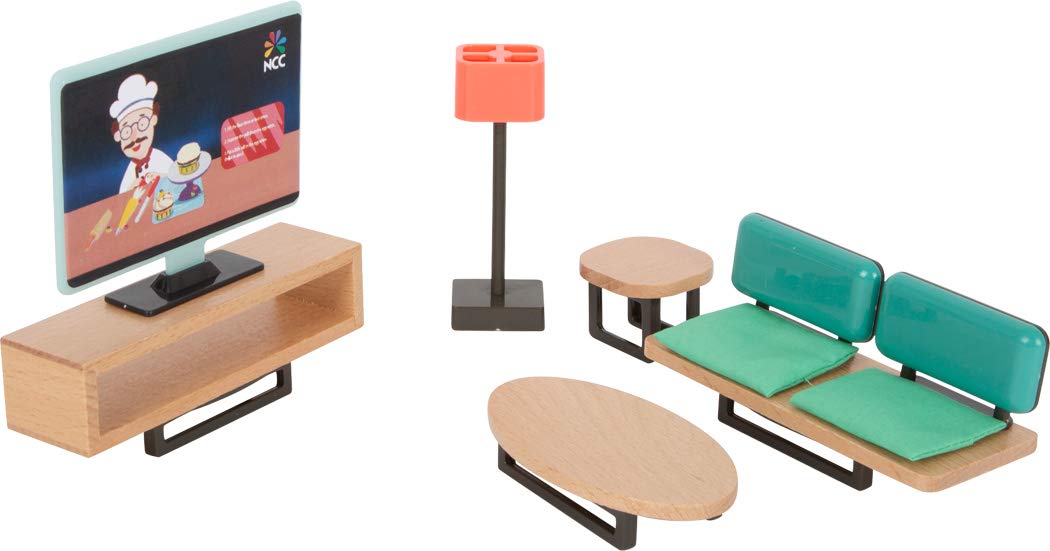 Set di mobili casa delle bambole moderno