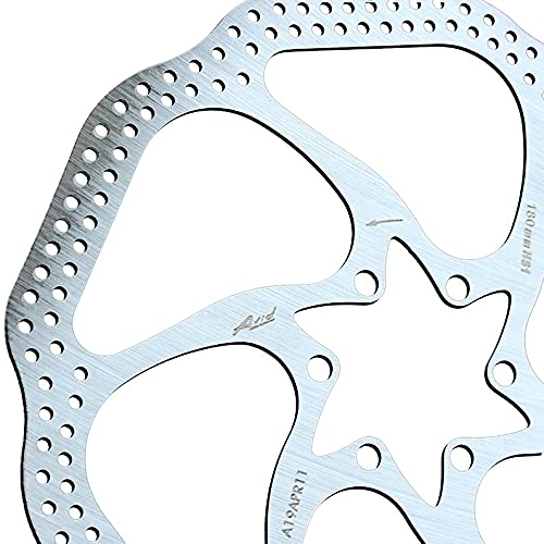 HHuin 180 mm / 160 mm 6 inch roestvrij staal fiets rotor remschijf MTB fiets remvoering voor mountainroad… - Afbeelding 6