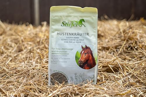 Stiefel Hustenkräuter für Pferde, 100% naturbelassene Kräutermischung, kann die Atemwege und Bronchien unterstützen, dauerhaft oder in gezielten Phasen, 1kg