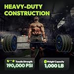 Olympic Barbell, 45lb/35lb 2-inch Weight Bar for Bench Press, 7ft/6.5ft Olympic Bar, 1000 lb/1500 lb High-Capacity, Hard Chrome, Knurled Grip, Strength Training Deadlift Weightlifting Squat - Image 3