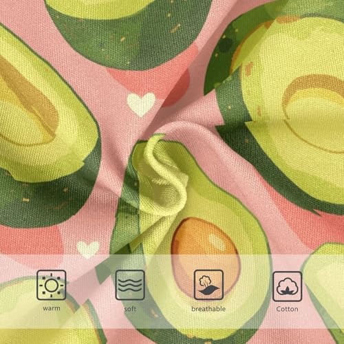 Wusikd Avocado Girls' Underwear Cotton Hearts Girls Briefs Soft Toddler Underwear 2T3