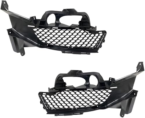 Para Ford Mustang 2015 16 17 18 19 2020 cubierta de luz antiniebla lado del conductor y pasajero  Par  Negro texturizado  Plástico  Shelby GT350