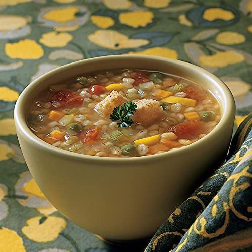 Image of Amy's Soup, Vegan Vegetable Barley Soup, Low Fat, Made With Organic Tomatoes, Carrots and Celery, Canned Soup, 14.1 Oz (Pack of 5)