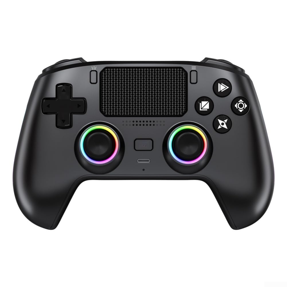 RiseNova Sześcioosiowy bezprzewodowy gamepad do PS5/PS4 (czarny)