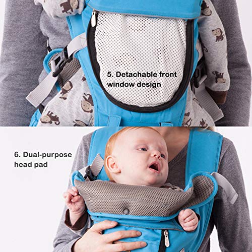 Baby Carrie, Ergonomische, Babydrager Geschikt voor Reizen, 3D Ademend mesh, Ademende - Image 5