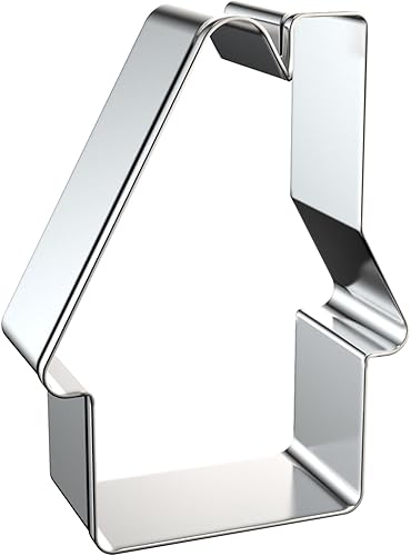 Miniatura 4 de House - Juego de cortadores de galletas para hornear, varios tamaños, grande, pequeño, pequeño, 5/4/3/2 pulgadas, 4 piezas, acero inoxidable