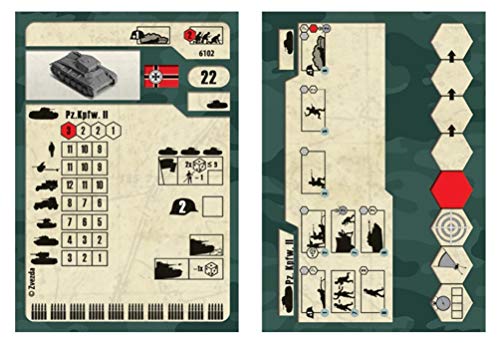 Zvezda 1:100 WWII Deutscher Panzer II - Modellbausatz,Plastikbausatz, Bausatz zum Zusammenbauen, detaillierte Nachbildung, unlackiert ZVE-6102 – Bild 5