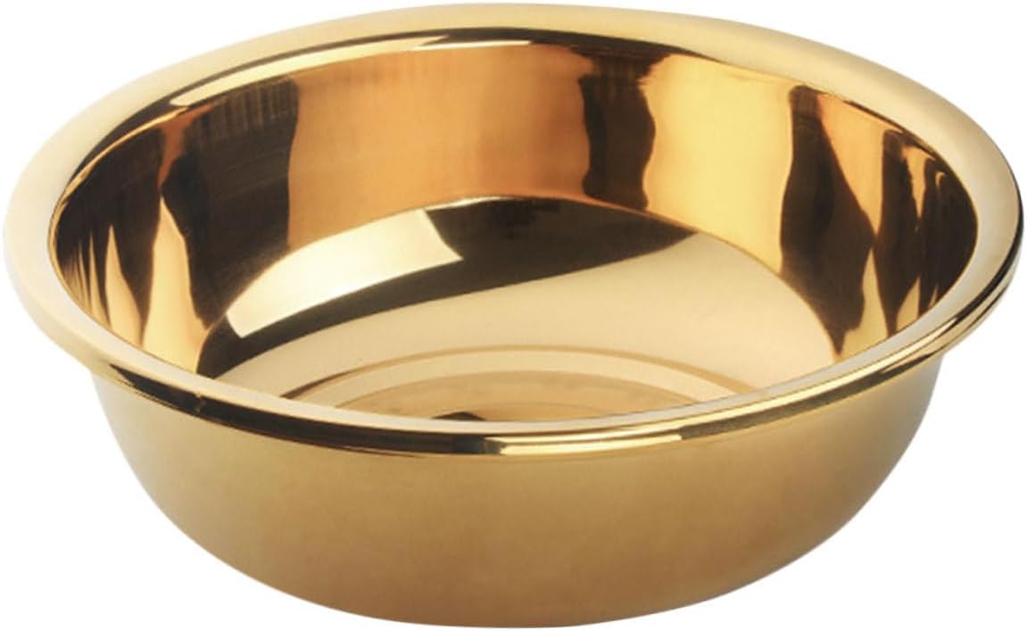 Stainless Steel Mixing Basin Thick Vegetable Wash Bowl for Kitchen Use Large Capacity for Fruit Washing and Dough Preparation Easy to Clean and Stable Design