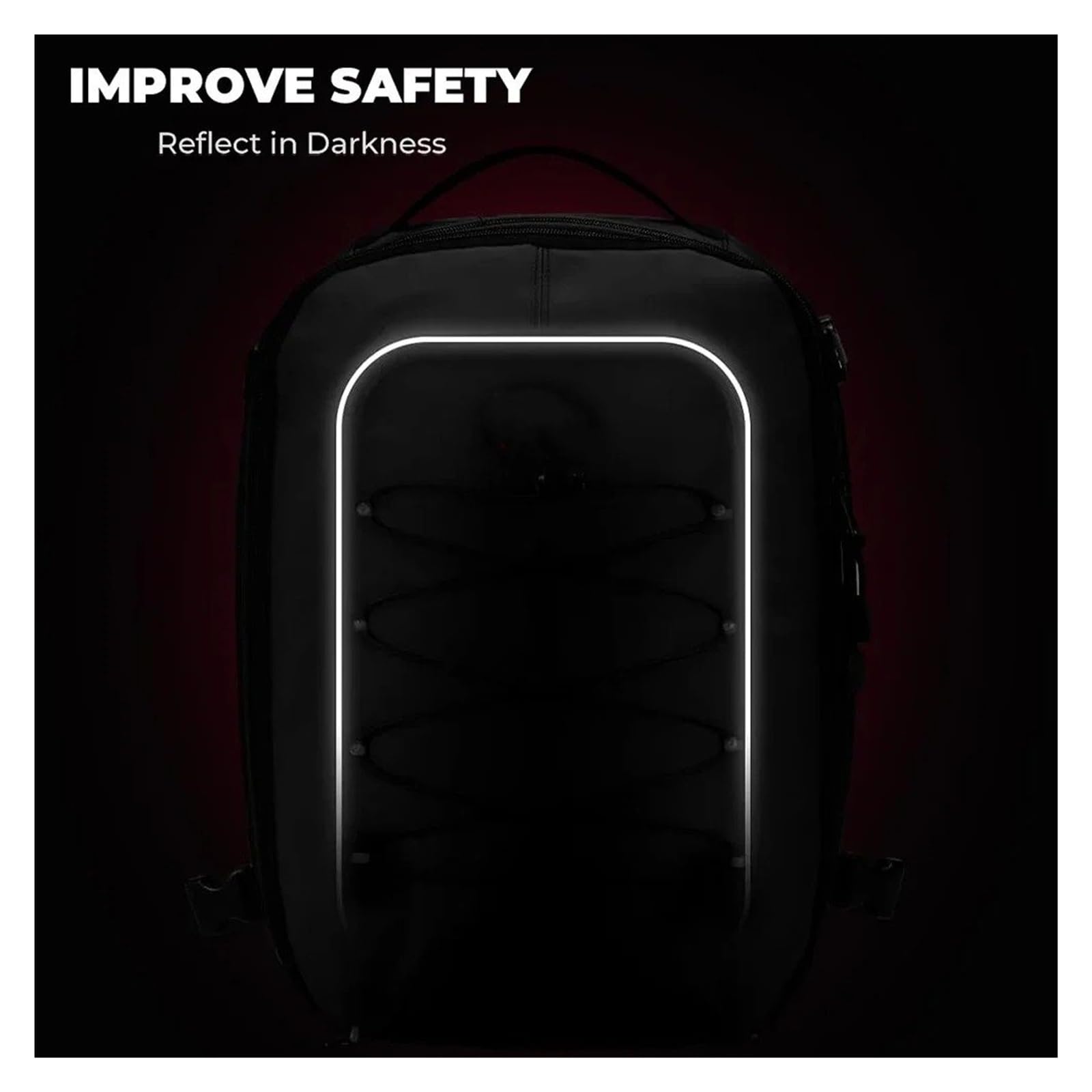 Borsa Per La Sella Della Moto Posteriore Posteriore Con Copertura Antipioggia, Borsa Per Casco Da Moto, Zaino Portaoggetti