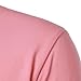 Ymosrh Polo Mens, Golf Tshirts Short Sleeve Summer Buttons Business Casual Collar T-Shirt Shirts for Men Tall Polos Tee (XL, Pink)
