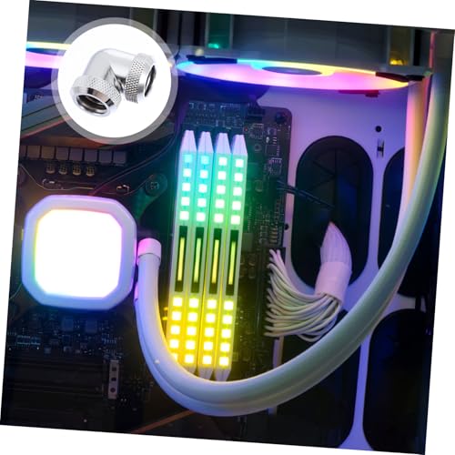 Conector giratorio para refrigeración por agua de computadora ideal para modificar cajas compactas 4