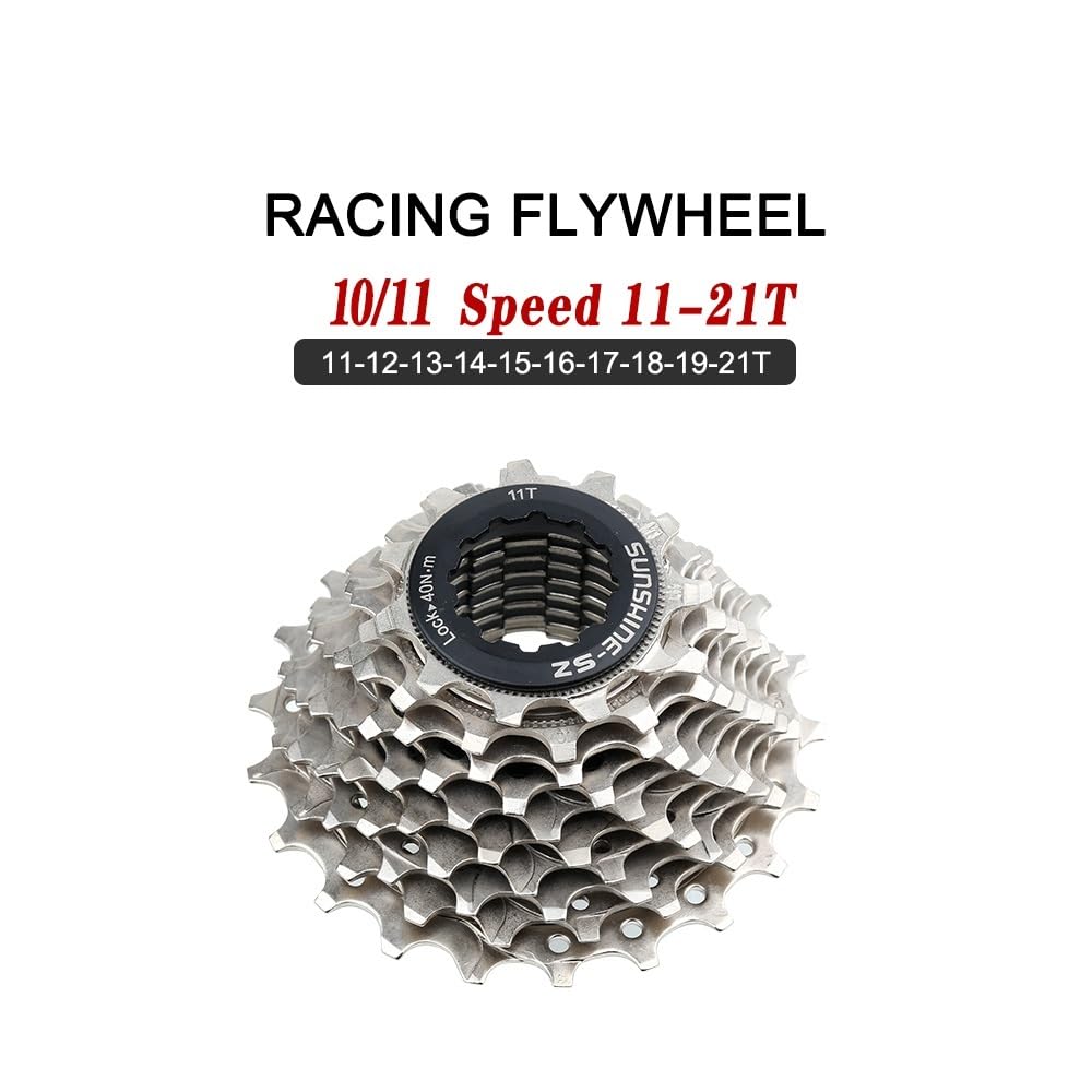 Kaseta Rowerowa Rower wyścigowy Wolnobieg 10 11 prędkości Velocidade 11-21T Kaseta rowerowa Zębatka Rowery szosowe Ratchet Speed Cassette(11S 21T)