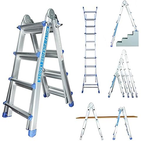 Escalera telescópica multifunción de aluminio Cover