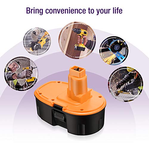 Upgraded 2 Pack 3.8Ah 18V DC9098 DC9096 Replacement Battery Compatible with Dewalt 18 Volt Battery XRP DC9096 DC9099 DC9098 DW9099 DW9098 Cordless Power Tools