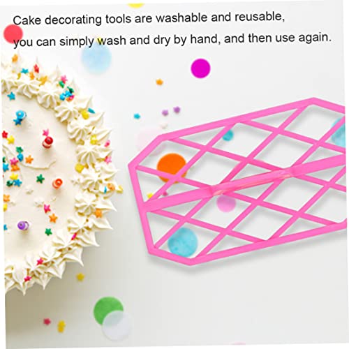 Molde para fondant y cortadores decorativos rosa miniatura 6