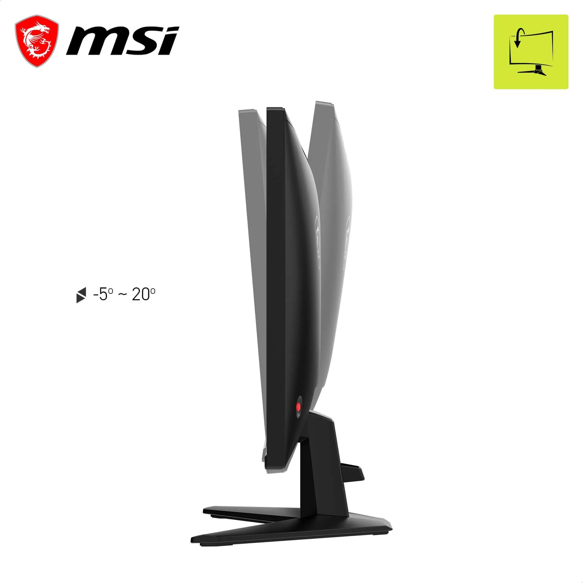 msi MAG 275FA E20 Monitor Gaming 27" FHD 1920x1080 Rapid IPS, 200 Hz, 0,5 ms, HDR Ready, Adaptive Sync, Eye Care, AI Vision, HDMI 2.0b, DP 1.2a, senza cornice, compatibile VESA