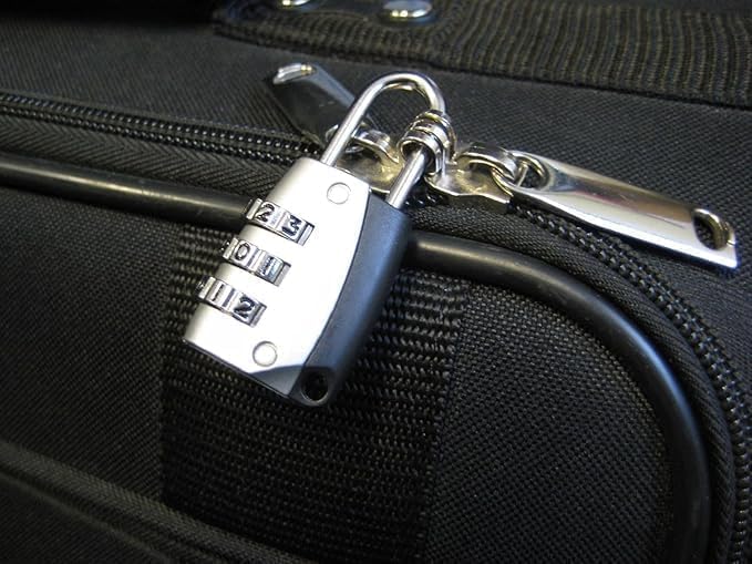 Image of Istara Combination Travel Number Lock | Portable Luggage Lock | 3 Digit Code Number Pad Lock | Sliding Combination Lock | Anti Theft Protection Tool for Luggage /Travel /Cars /Bicycles (Model-7)