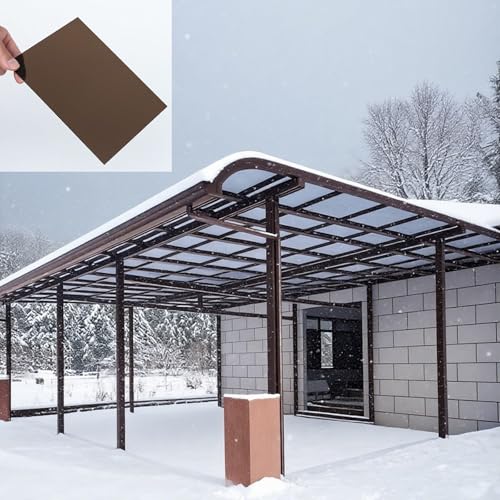 Paneles de techo de policarbonato transparente de 2 mm para invernaderos, tragaluces, estacionamientos y jardines, ligeros y personalizados