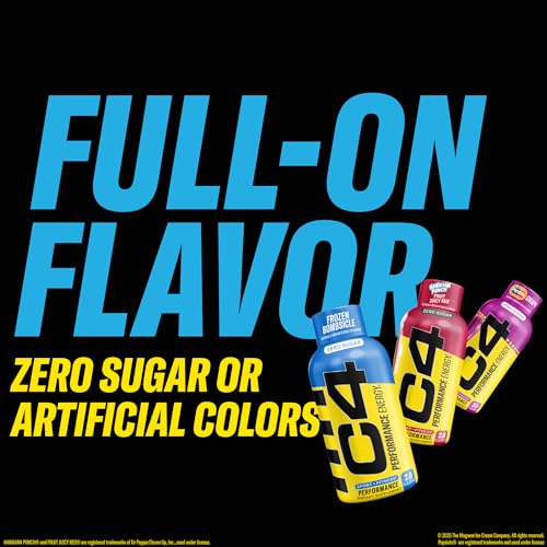 C4 Performance Energy Shot 2oz 12pk - Frozen Bomb - image 6