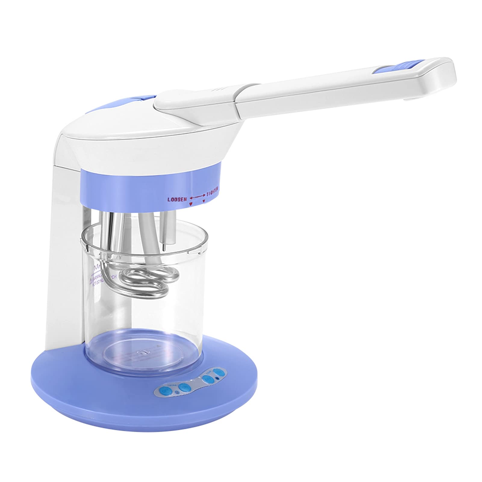 Pongnas 2 2 in 1 Vapore Facciale Salon Spa Macchina per la Cura della Bellezza della Pelle con Spruzzo di Ioni per Uso Domestico Nella Spa (Spina europea 220 V)