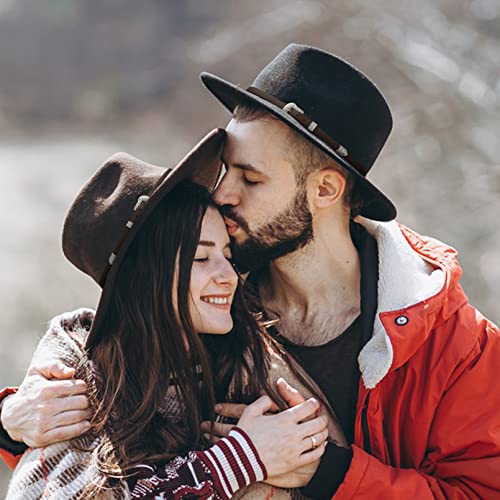 Rainflowwer Western Hat Band For Men, Cowboy Hat Band For Women, Hat Band For Fedora Panama Hat (Brown) #TOP6