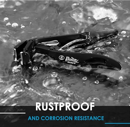 Beauté Secrets Large Nail Clippers 4 times wider jaw opening Nail Cutter, 9mm wide with a 7-shape angled head for precision trimming (BS-PNT-515) - Image 3