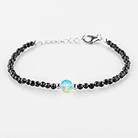 Vista 21 de Multi Gemstone Dainty Choker Bracelet