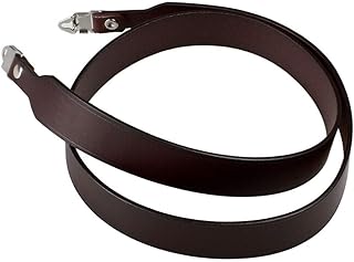 Wide Genuine Leather Neck Strap Shoulder Belt with lugs for Hasselblad 500CM 501CM 503CX 503CW Camera Dark Brown